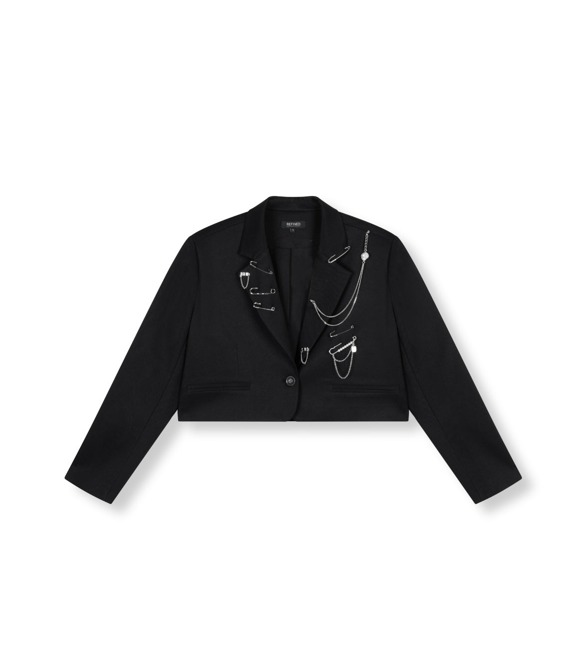 Croped embellished blazer Niv - Refined Department