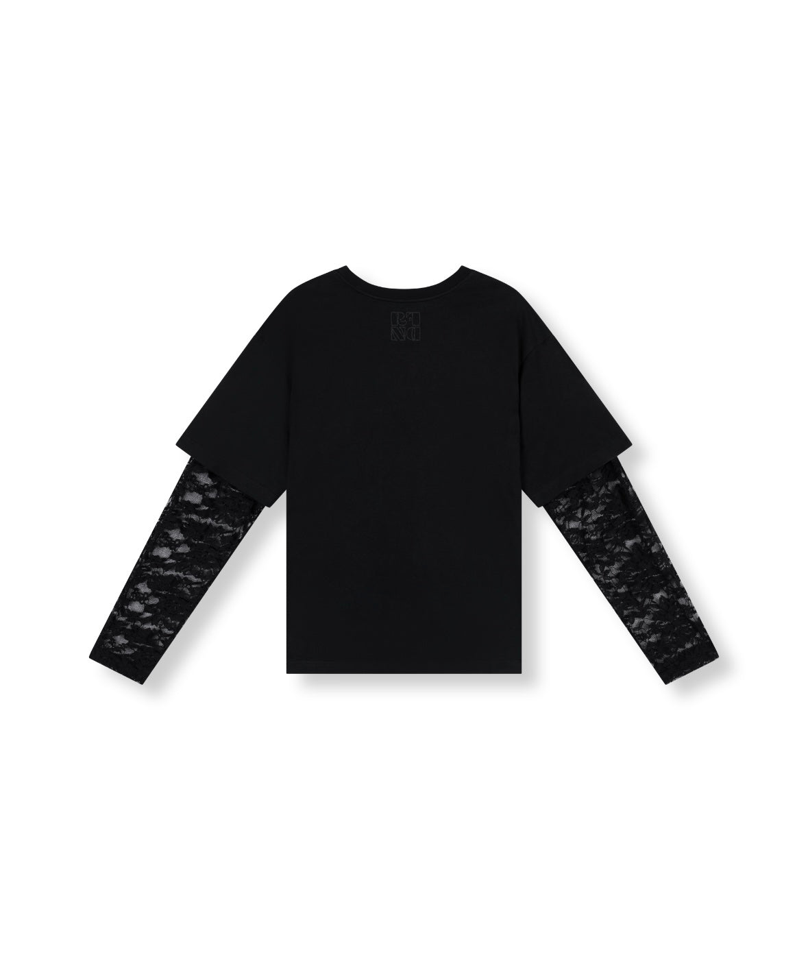 Lace sleeve T-shirt Teddy - Refined Department