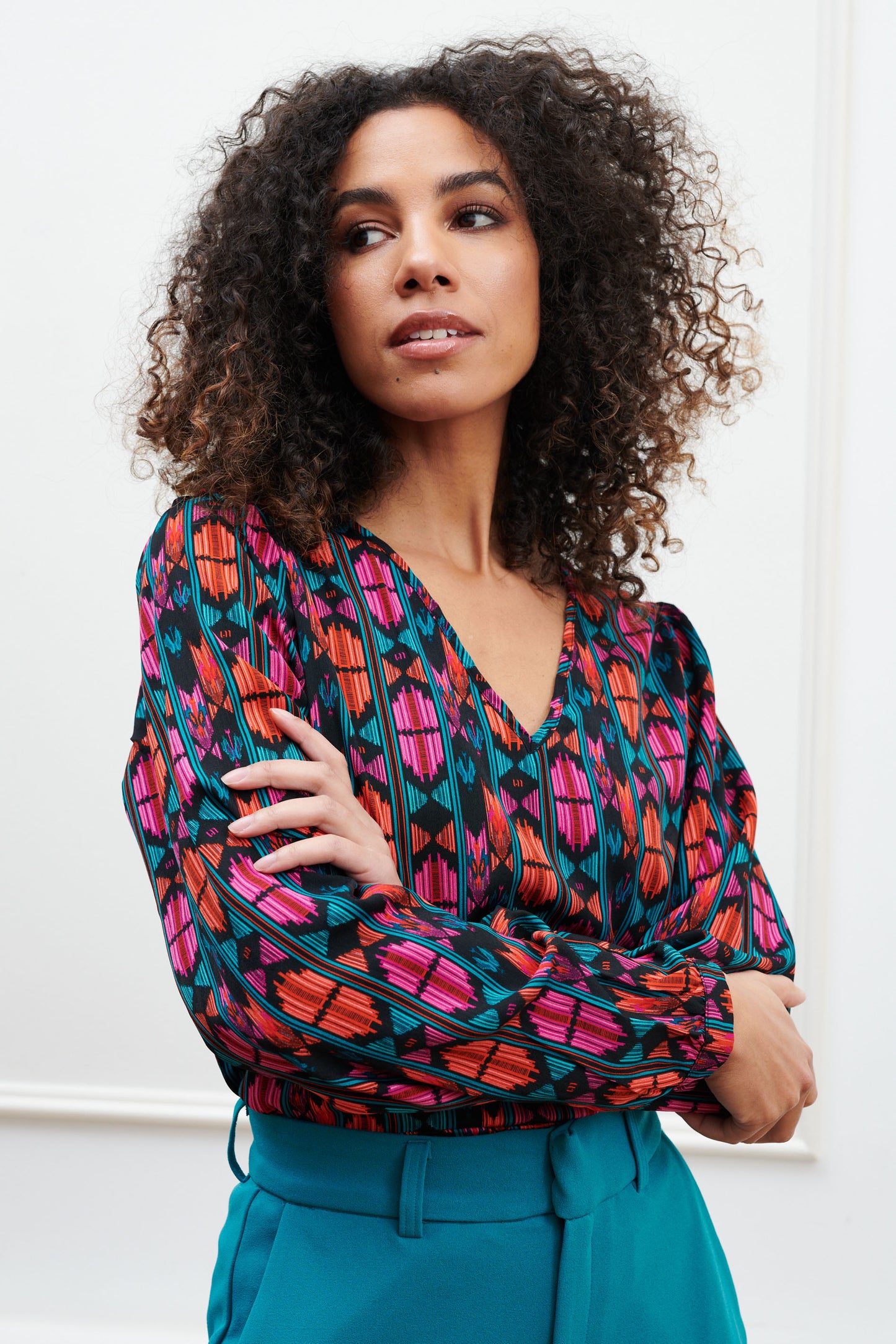Blouse Nancy Print - Lofty Manner