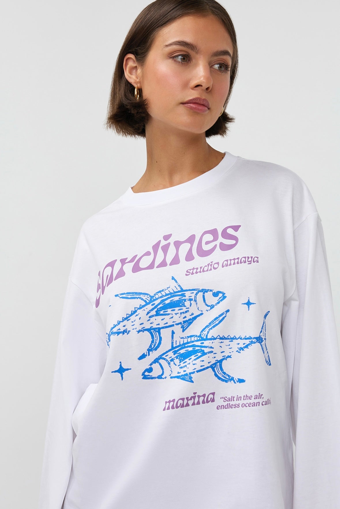 T-shirt Sardines - Studio Amaya