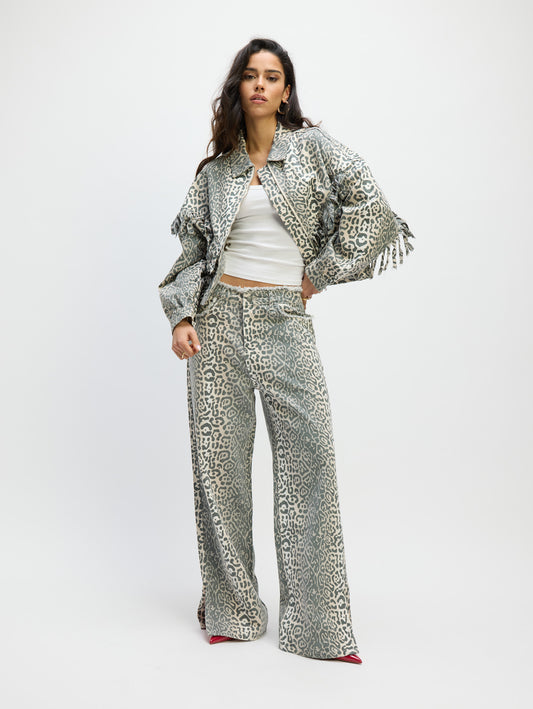 Leopard Jeans Harvey - Refined Department